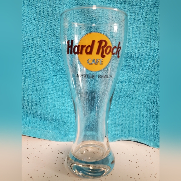 Hard Rock Cafe Other - Vintage Y2k Hard Rock Cafe Myrtle Beach Beer Pilsner Souvenir Glass Rare